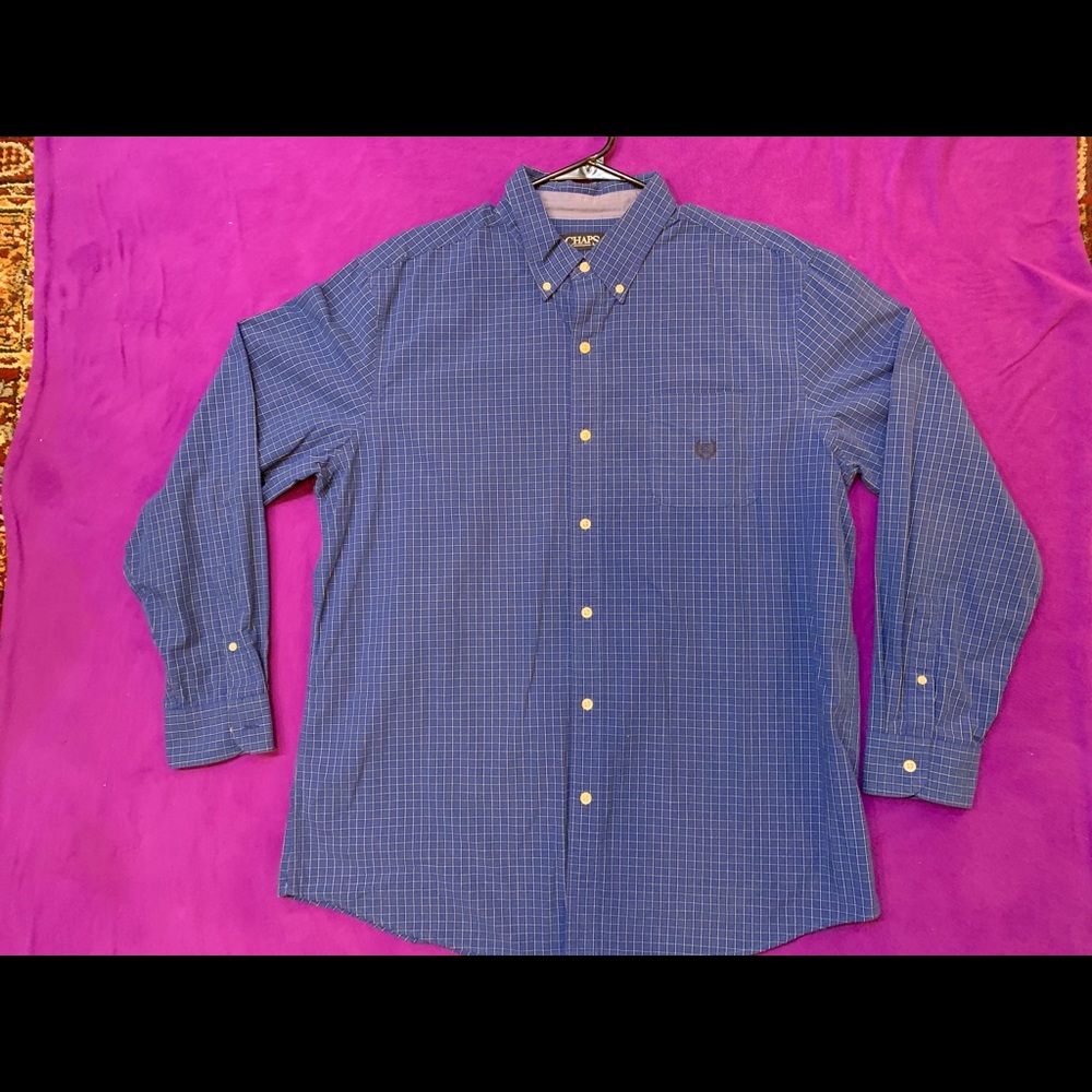 Chaps Men’s Button Down Dress Shirt XL